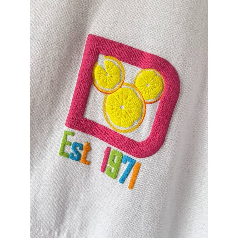 WALT DISNEY SPIRIT JERSEY Unisex World Lemon  Disney Parks Citrus Size Small - Picture 7 of 14